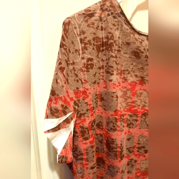 Coldwater Creek Short Sleeve Blouse size 1X - Picture 6 of 11